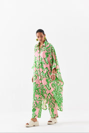 La Paz Front Button Kimono Kurta and Pants