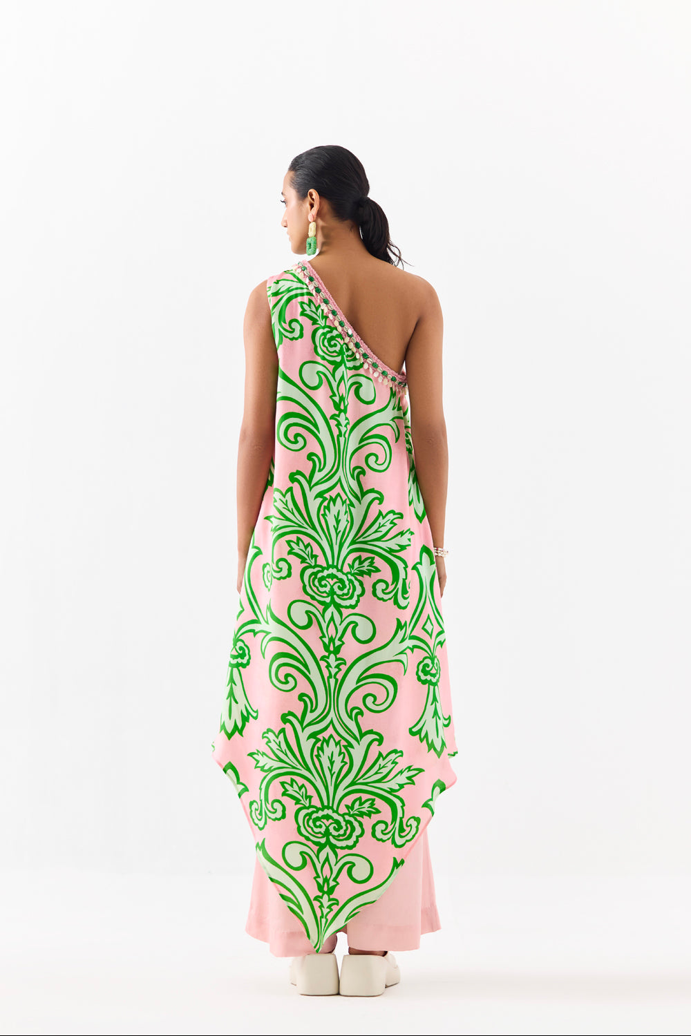 La Paz One Shoulder Kurta and Pants