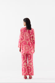 Areca Palm Short Kurta & Pants
