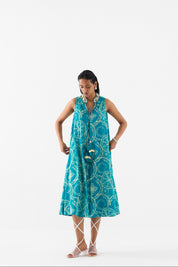Coconut Palm A Line Dress