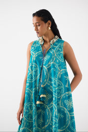 Coconut Palm A Line Dress