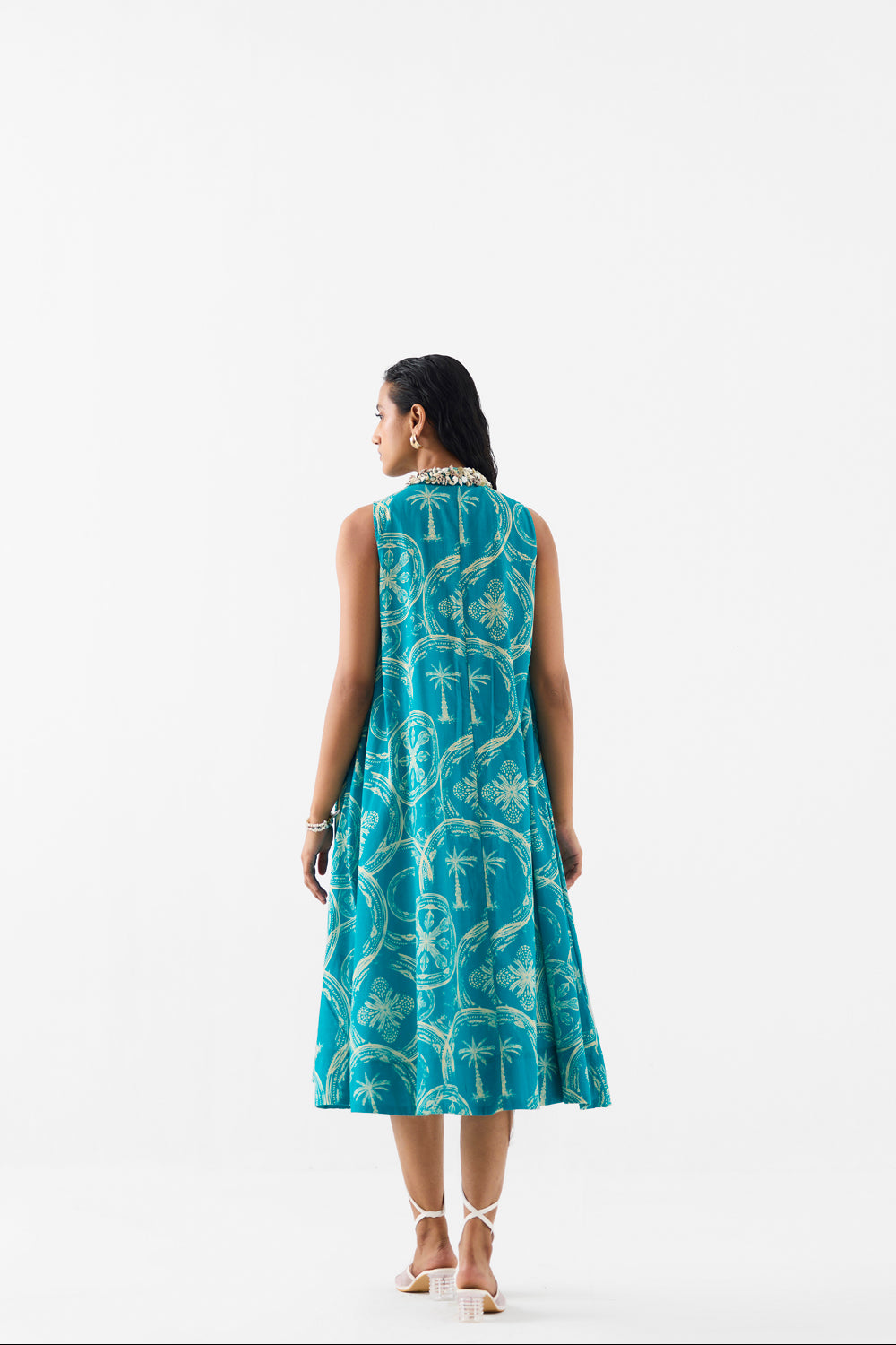 Coconut Palm A Line Dress