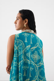 Coconut Palm A Line Dress