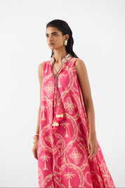 Areca Palm A Line Dress