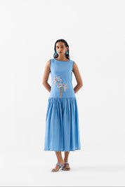 Palm Island Long Dress