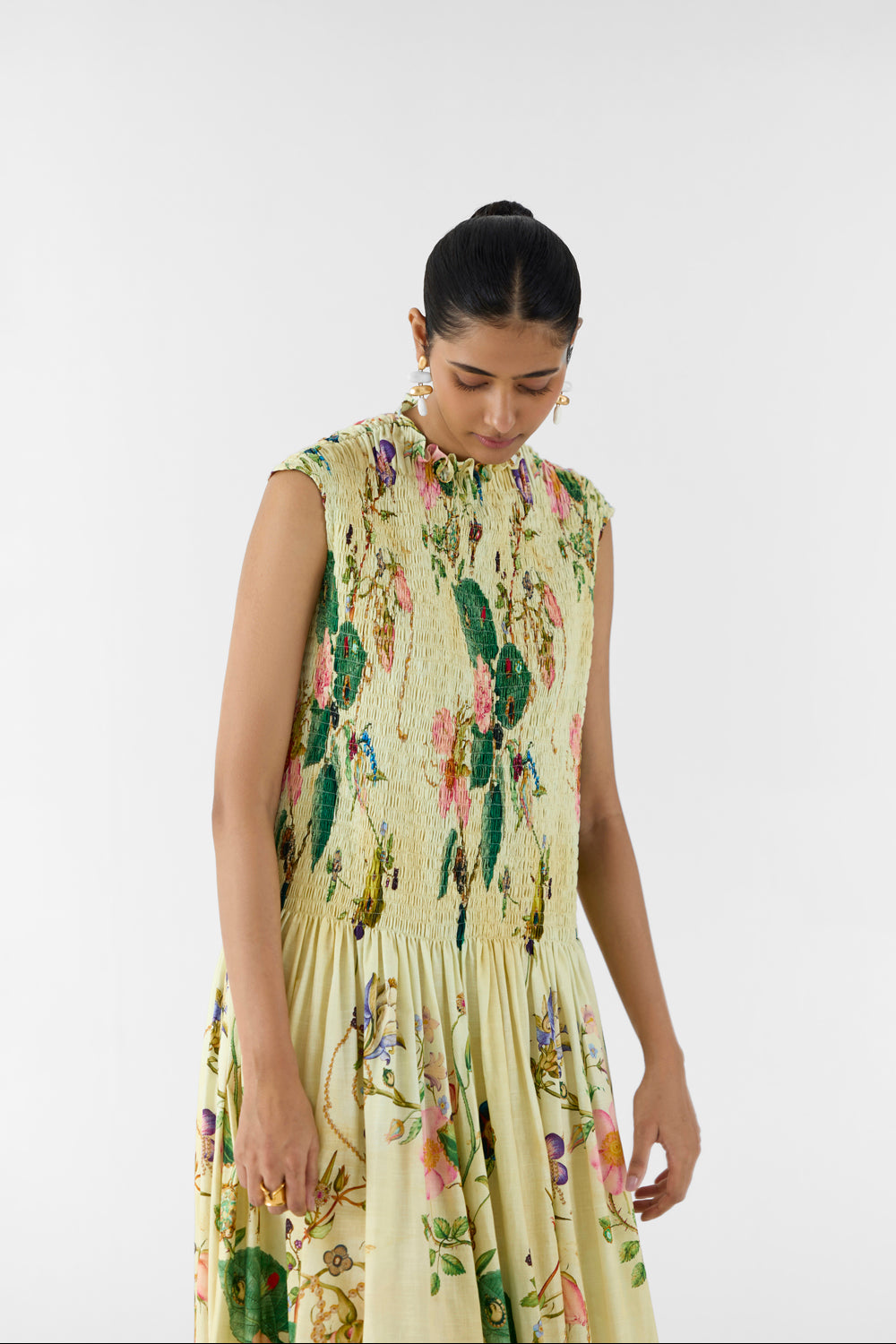 Blossom Ruching Dress
