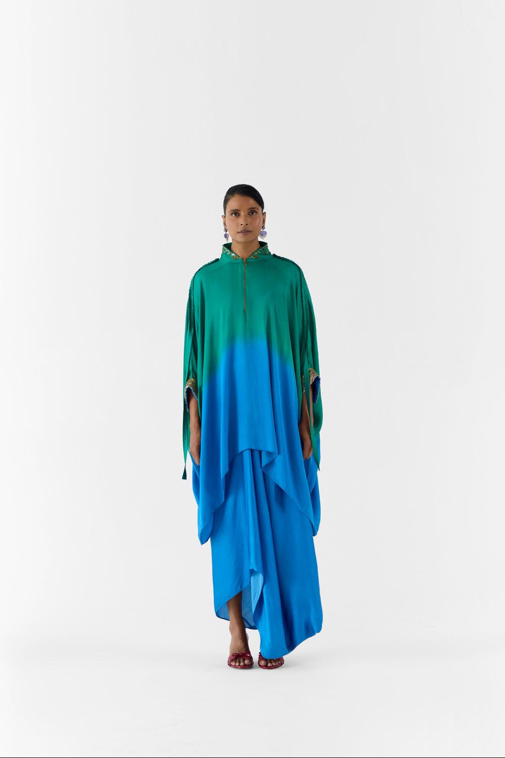 Jasper Ombre Kimono and Knot Skirt