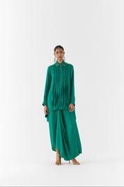 Jasper Asymmetric Shirt and Knot Skirt