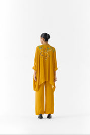 Mustard Maharani Kimono & Pants