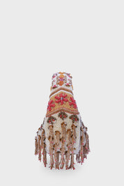 Rosé Cascade Embellished Beaded Bag