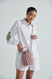 Blush Terrain Bucket Bag