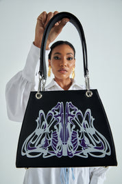 Nocturnal Bloom Shoulder Bag