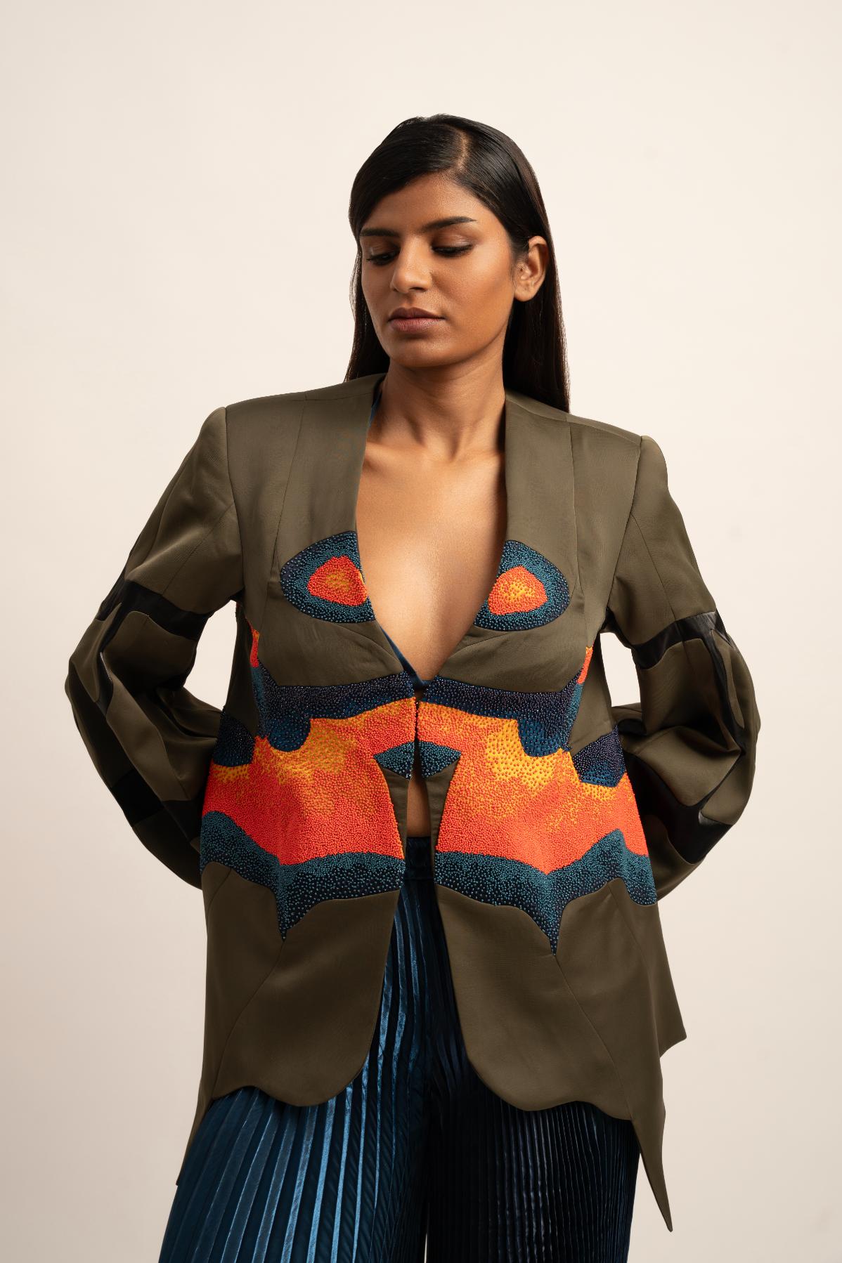 The Morphic Whispers Blazer