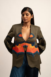 The Morphic Whispers Blazer