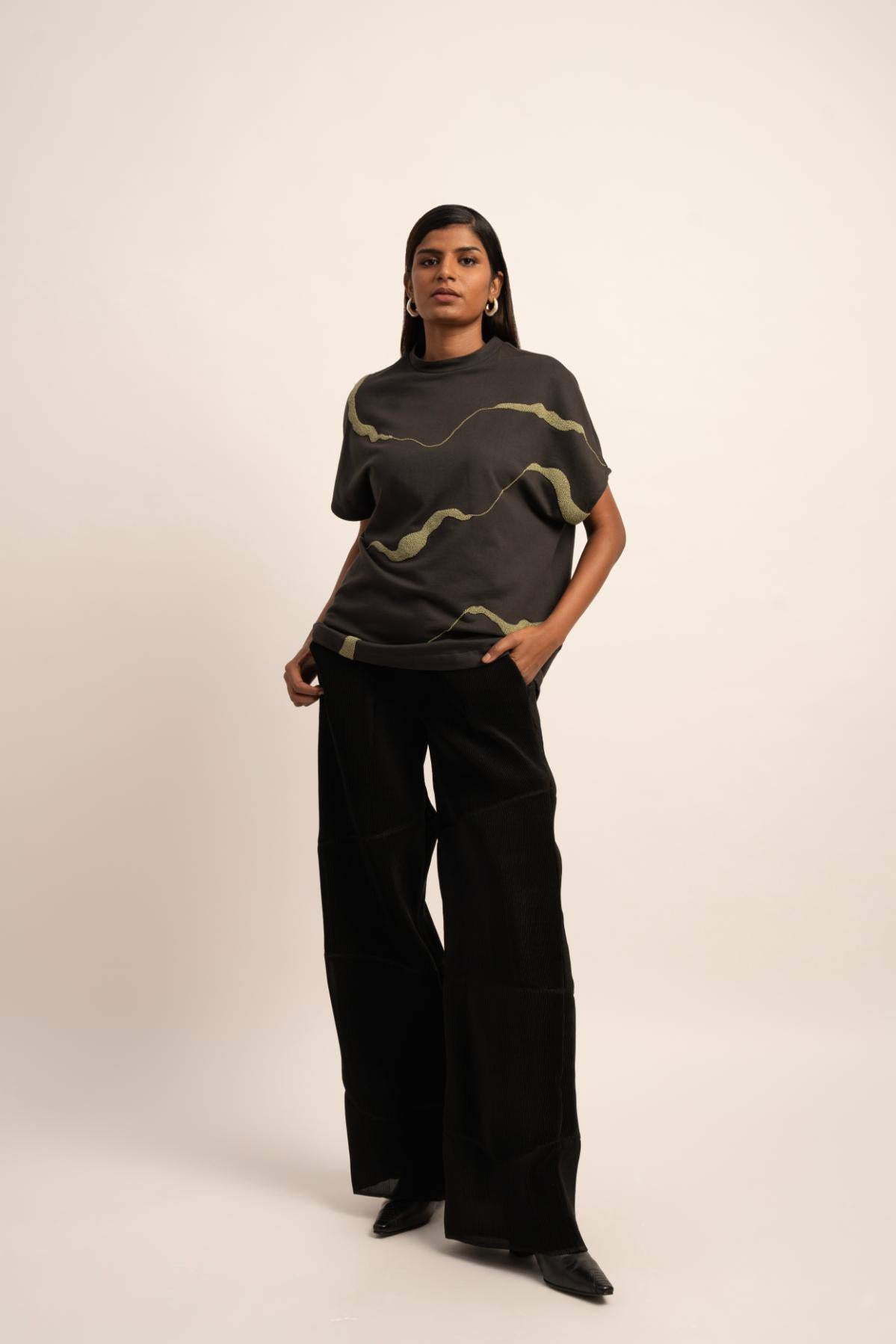 The Luxe Splendor Beaded T-shirt