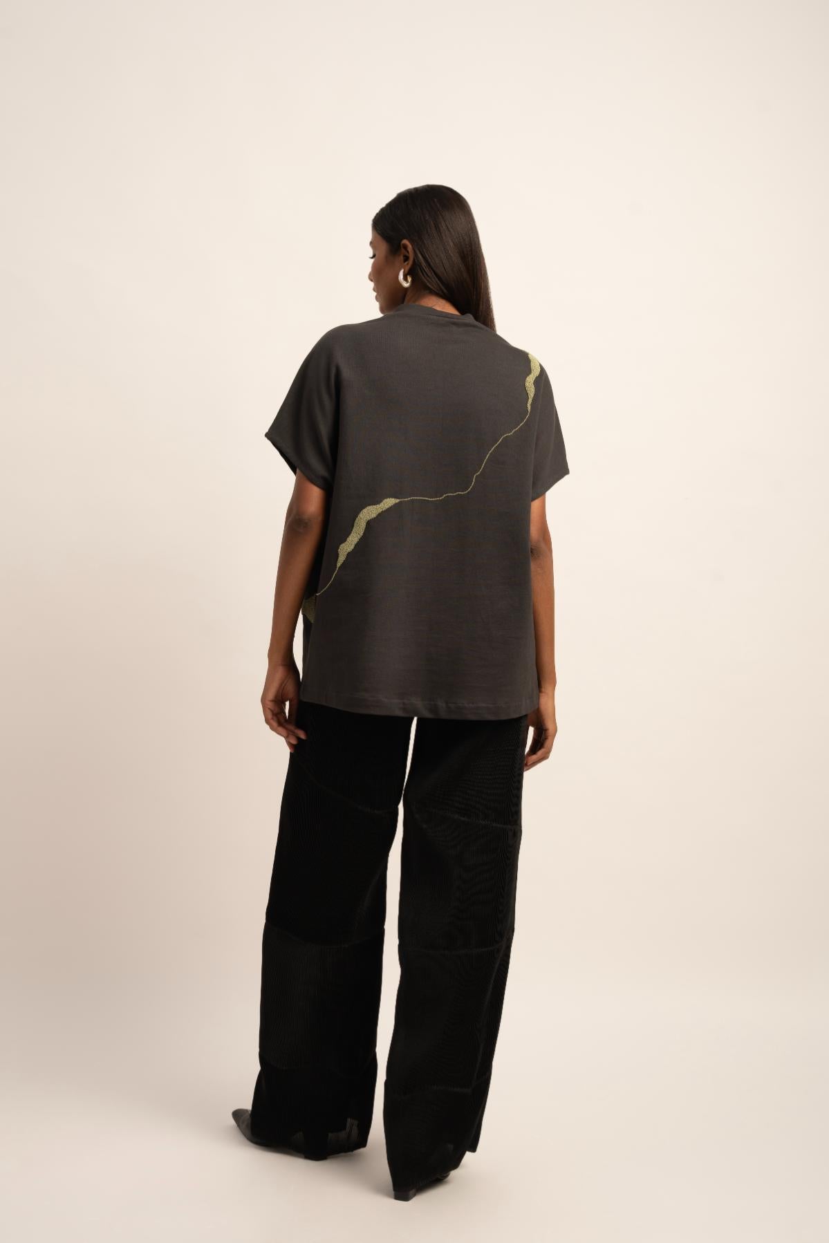The Luxe Splendor Beaded T-shirt