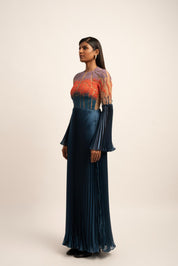 The Luminous Flutter Beaded Gown