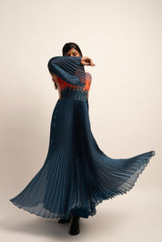 The Luminous Flutter Beaded Gown