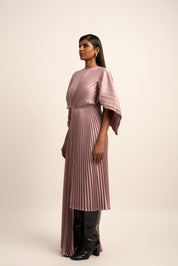 The Sculpted Harmony Pleated Dress