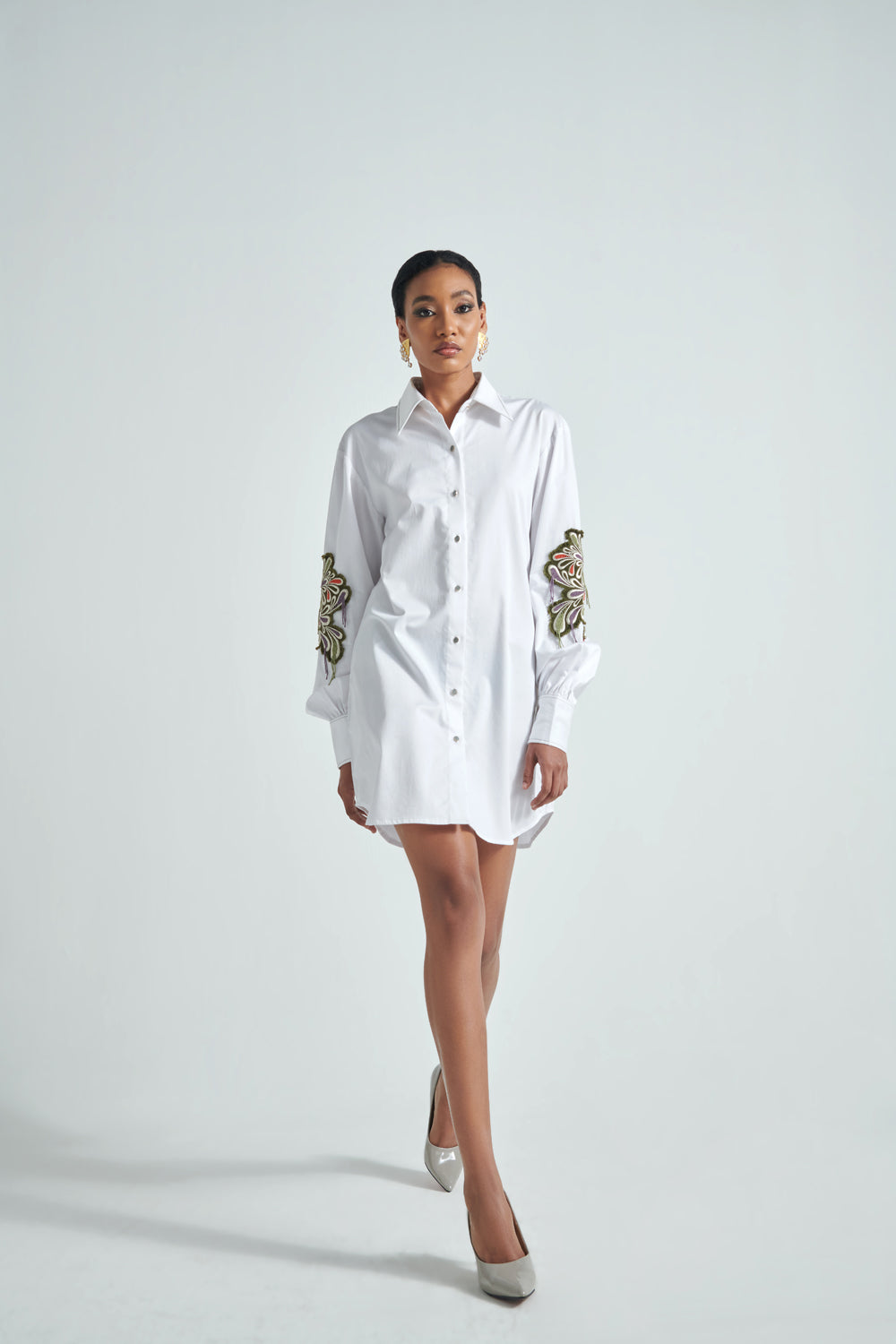 Flourishing Shirt Dress