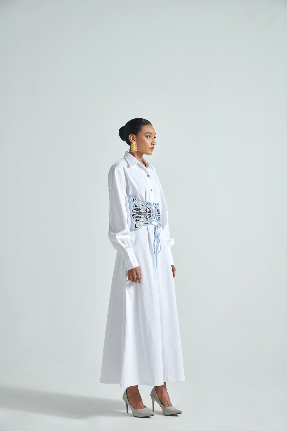 The Classic Corset Shirt Dress