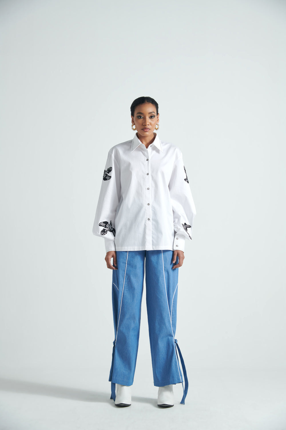 Azure Flux Trousers