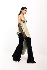 Tropical Eclipse Corset Top