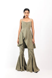 Sage Drift Corset Top