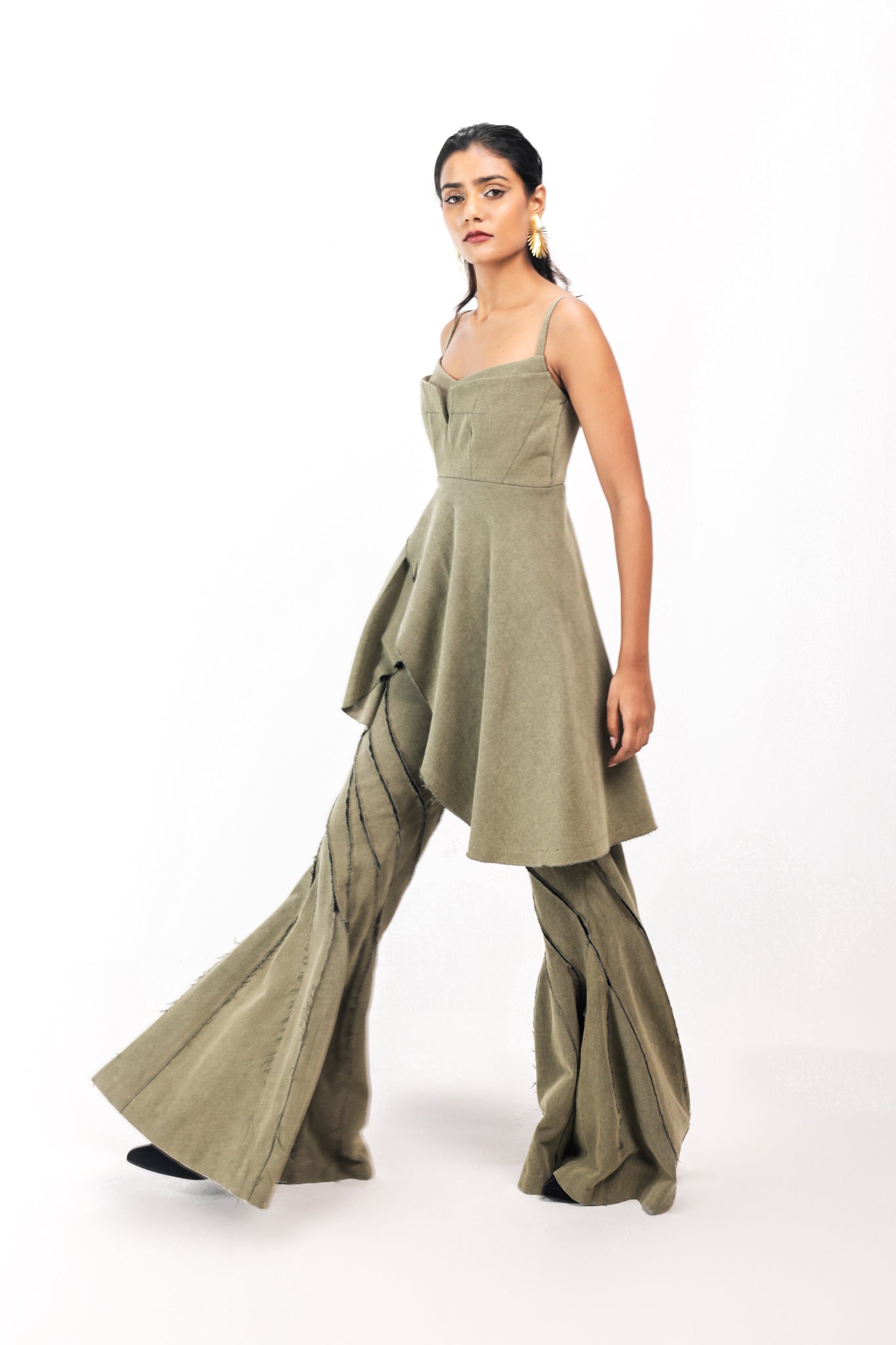 Sage Drift Corset Top