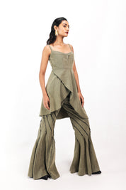 Sage Drift Corset Top