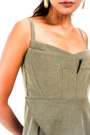 Sage Drift Corset Top