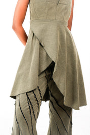 Sage Drift Corset Top