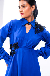 Sapphire Wilt Dress