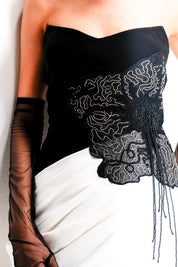 Silver Dusk Bloom Dress