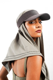 Rootline Visor Cap With Scarf