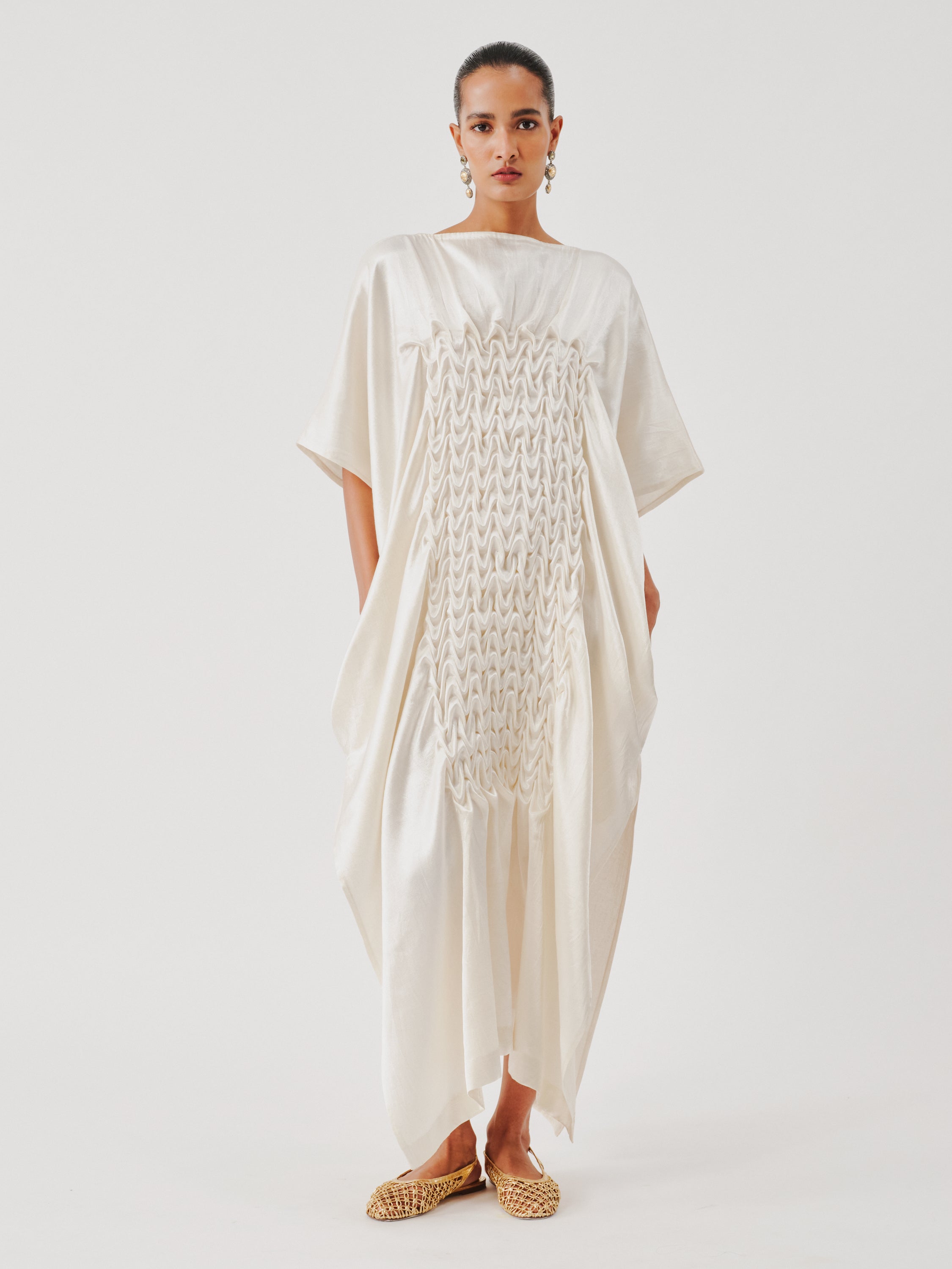White Coral Dress