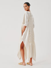 White Coral Dress