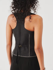 Bearer Linen Waistcoat