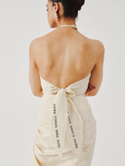 Lucid Muslin Halter Neck Top