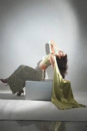 Serena Matcha Green Crystal Co-ord Set