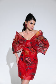 Scarlet Butterfly Dress