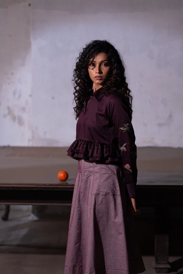 Becoming Ruffle Top