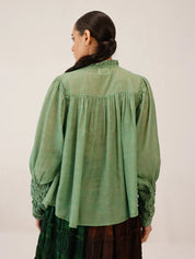 Smocked Shirt Mint