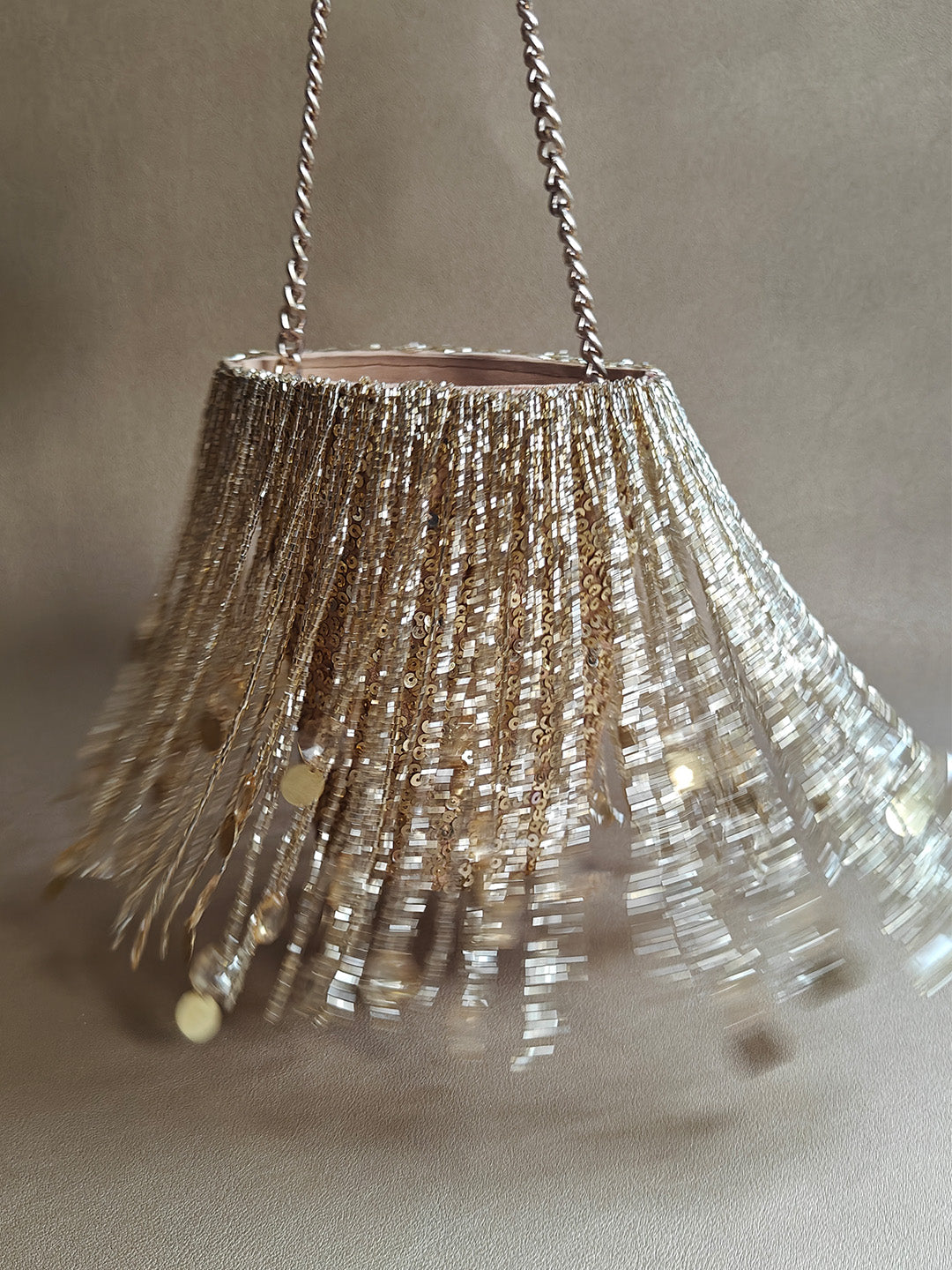 Gold Shimmy Bag