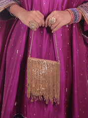 Gold Shimmy Bag