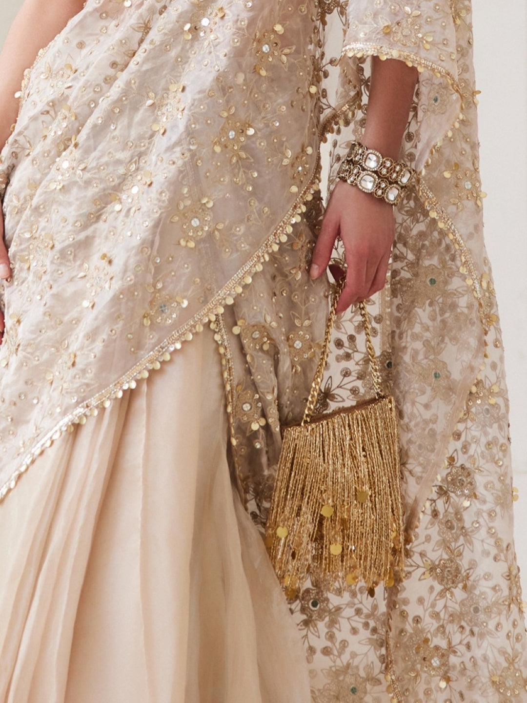 Gold Shimmy Bag