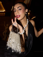 Silver Shimmy Bag