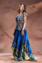 Baghira Embroidered Handkerchief Dress Set