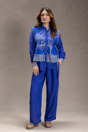 Kyomi Bib Style Shirt With Pants