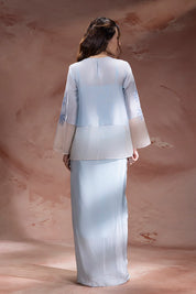 Alisa Embroidered Drape Skirt Set